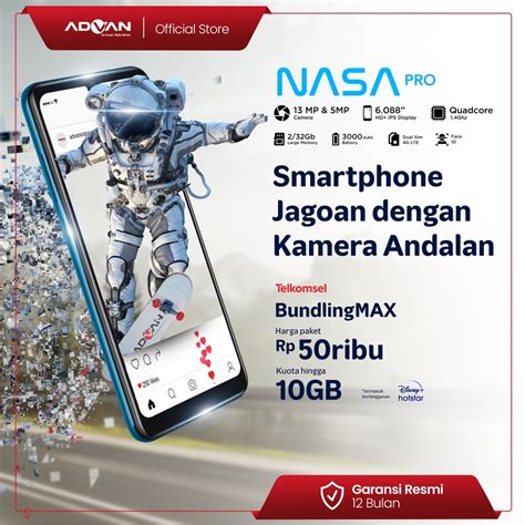 ADVAN Smartphone NASA PRO 2GB/32GB Android 11