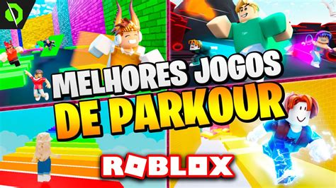AGILIDADE! TOP 10 MELHORES JOGOS de PARKOUR do ROBLOX!