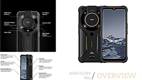 AGM Glory Pro Camera Features