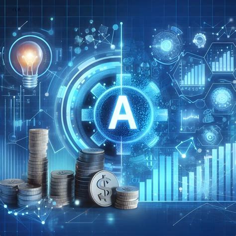 Abstract visualization of AI processing financial data