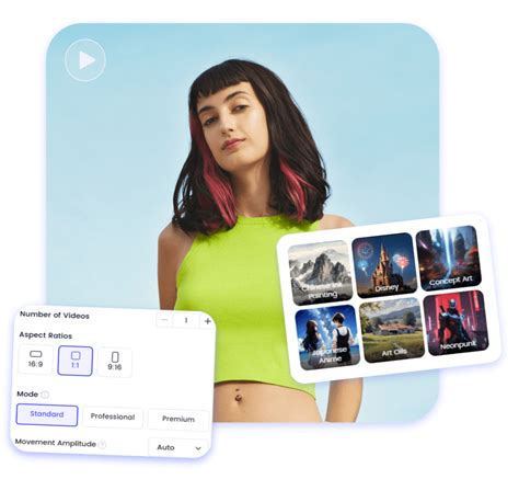 AI photo editing modes and customization settings