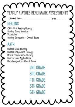Aimsweb Benchmark Tests Printable