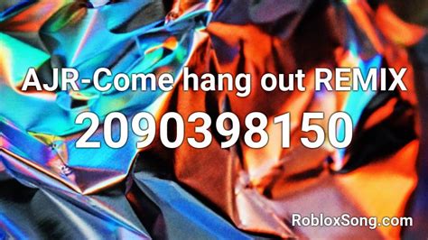 AJR Roblox ID Codes - Roblox ID