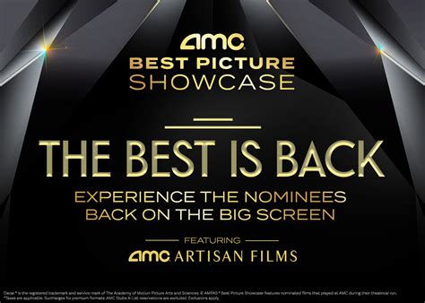 AMC Best Picture Showcase 2024 Participating Films