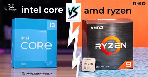 AMD Ryzen vs. Intel Core vs. Apple M1