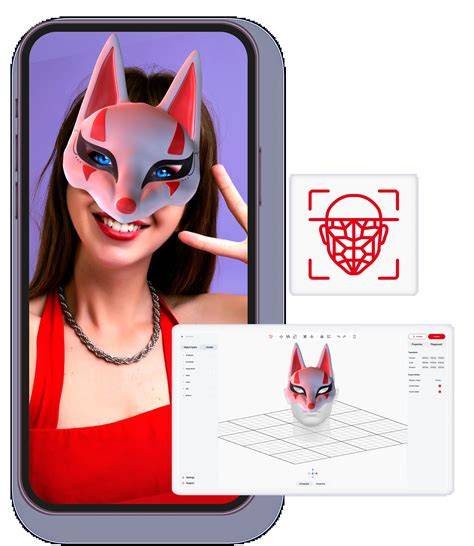 iPhoneのTrueDepthカメラを使ったARエフェクト作成アプリ