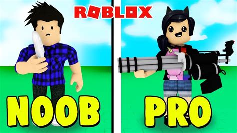 ARMA NOOB vs ARMA PRÓ! - Roblox (Weapon Simulator) - YouTube