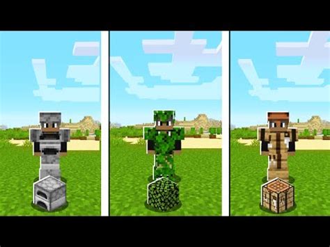 ARMADURA DE CRAFTING TABLE vs ARMADURA DE 