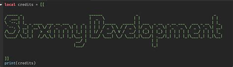 ASCII text printing incorrectly - Scripting Support - DevForum | Roblox