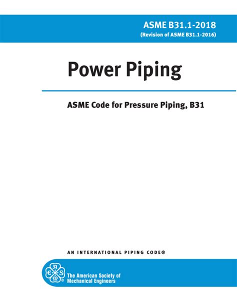 ASME B31.1-2018 - Power Piping