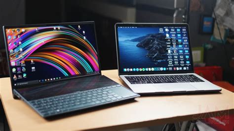 ASUS ZenBook Duo vs MacBook Pro 13-inch - tech specs