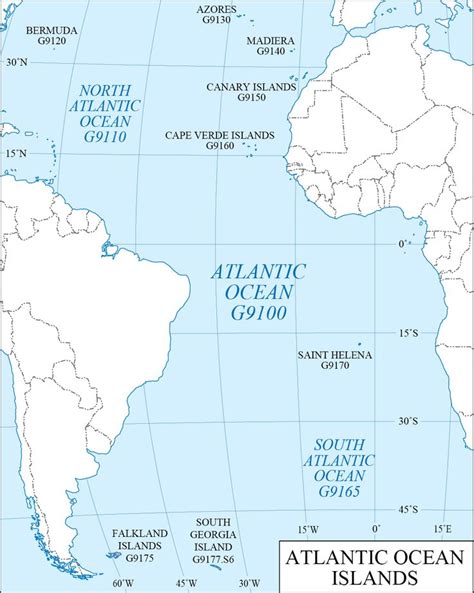 Atlantic and Pacific Oceans