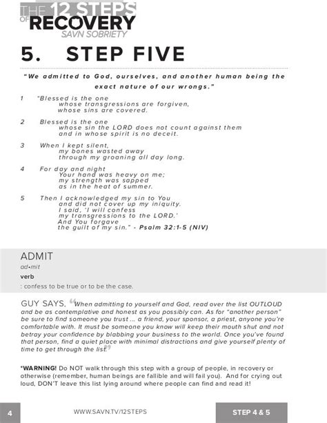 Aa Step 5 Worksheet