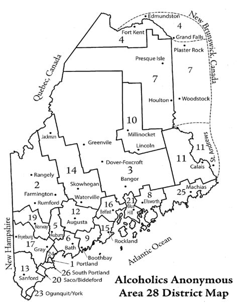 Large detailed administrative map of Maine state with highways and