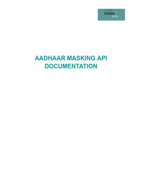 Aadhaar API Documentation