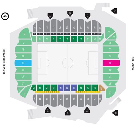 aami park seating plan