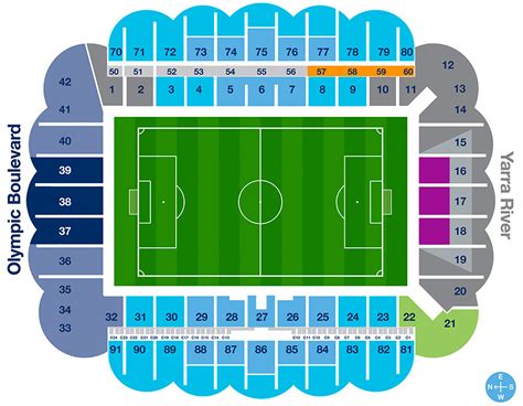 aami park seating plan