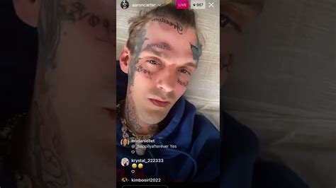 Aaroncarter Face Tattoo