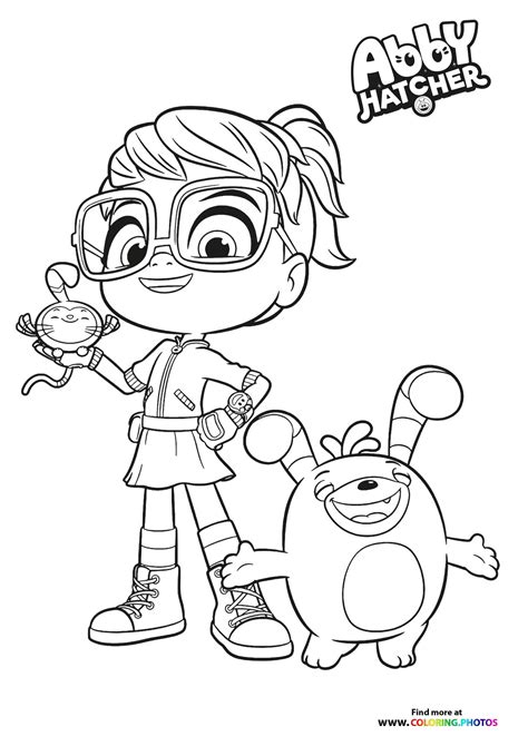 Abby Hatcher Coloring Pages