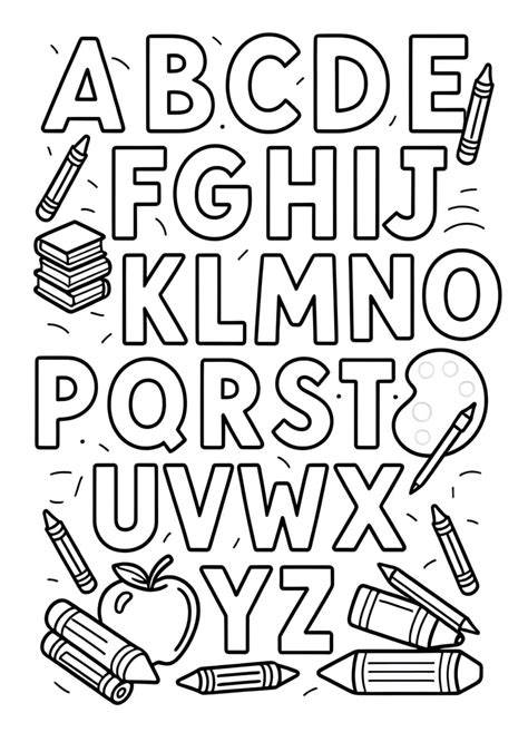 Abc Coloring Pages