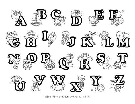 Abc Coloring Pages Free
