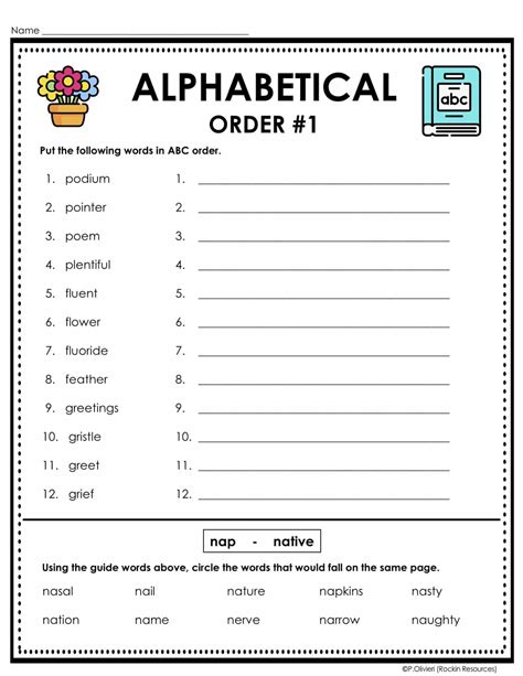 Unlock Your Child's Potential: Download Free ABC Order Worksheets PDF Now!