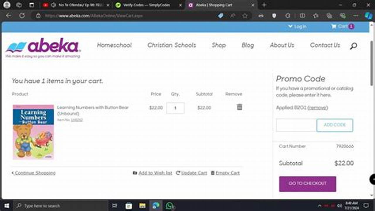 Abeka Promo Code August 2025