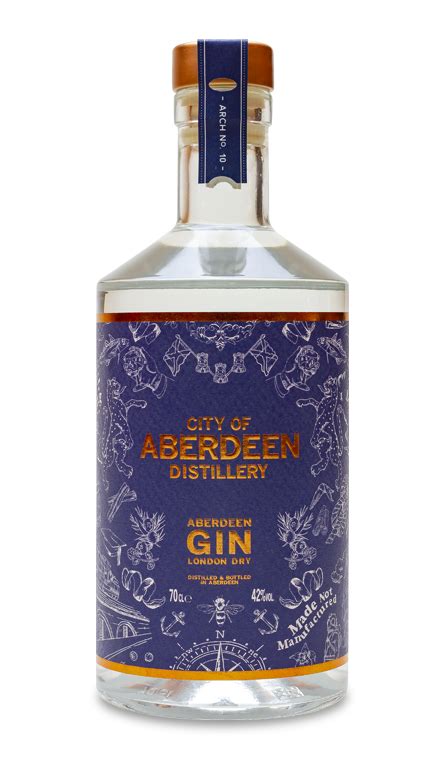 Aberdeen Distillery gin bottles