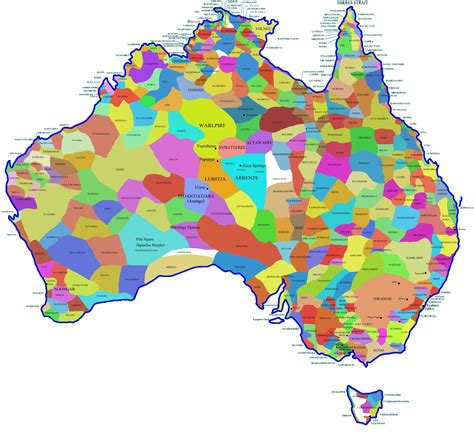 The AIATSIS Map of Indigenous Australia small poster