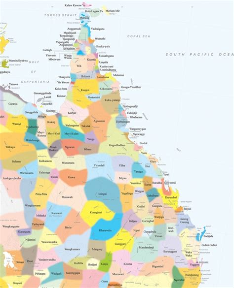 Distribution map of Qld indigenous persons (in nb. of persons) eAtlas