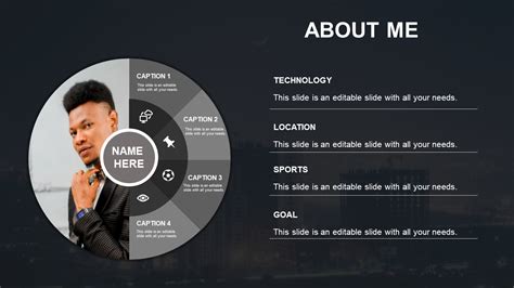 About Me Powerpoint Template Free