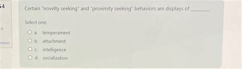 About certain novelty