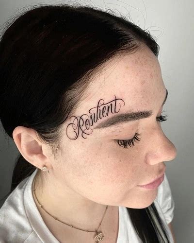Above Eyebrow Tattoo