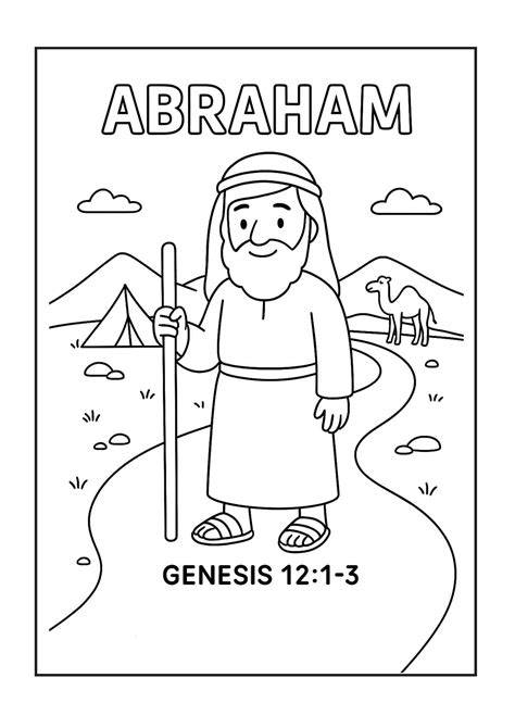 Abraham Coloring Page