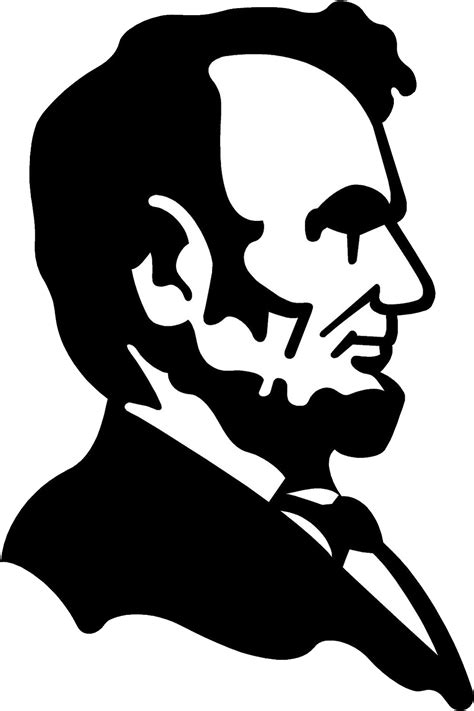 Abraham Lincoln Silhouette Printable