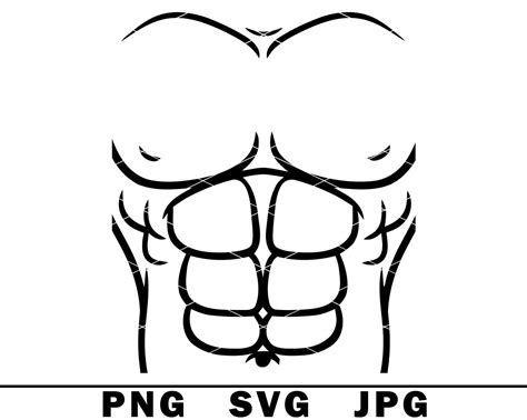 Unleash Your Core Strength with Abs SVG - The Ultimate Solution for Sculpting a Chiseled Midsection!