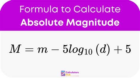 Absolute Magnitude Calculator