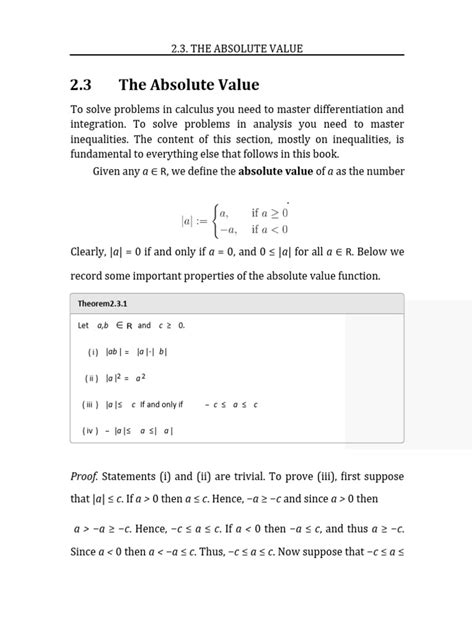 Absolute Value: A Gateway to Mathematical Precision