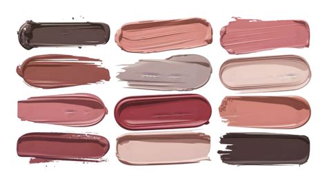 Abstract Color Swatch Makeup Looks