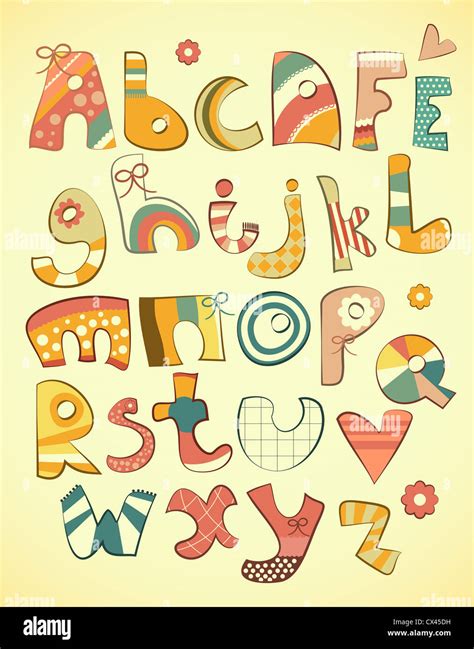Abstract Designs and Alphabet Fun
