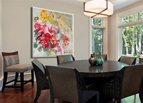 Abstract Dining Room Art
