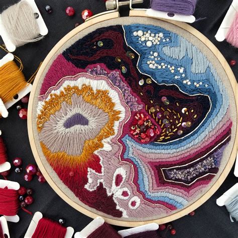 Abstract Embroidery Pattern