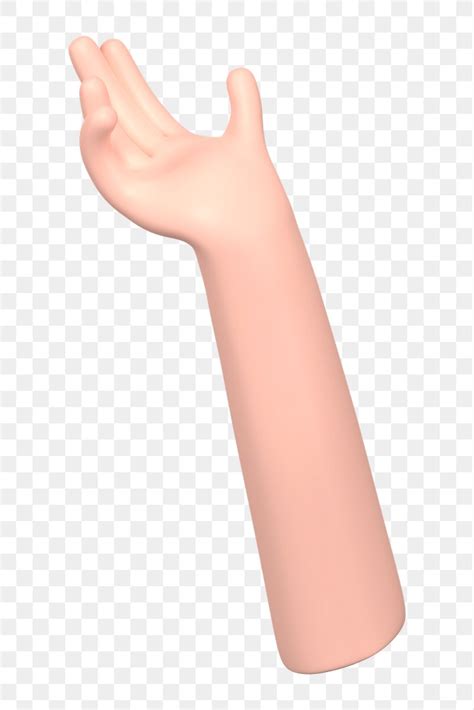 Abstract Hand 3D PNG