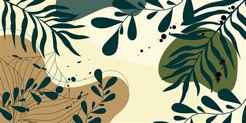 Abstract Leaf Pattern