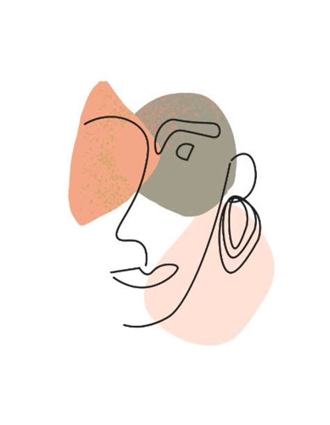 Download Abstract Line Art Face SVG File - SVG Design Files