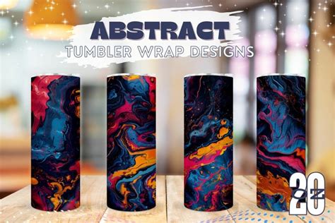 Download Abstract Neon Sublimation Tumbler Files