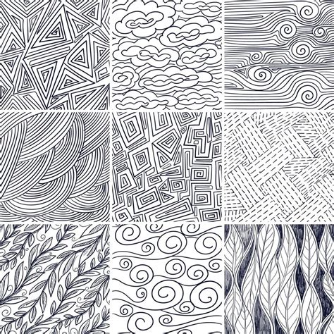 Easy Drawing Ideas with Color: Abstract Patterns