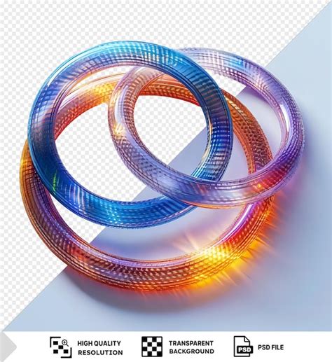 Abstract Rings 3D PNG