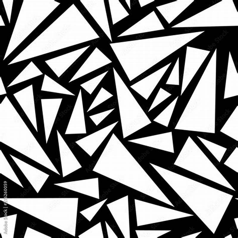 Abstract Triangle Pattern