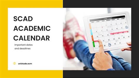 Academic Calendar Scad